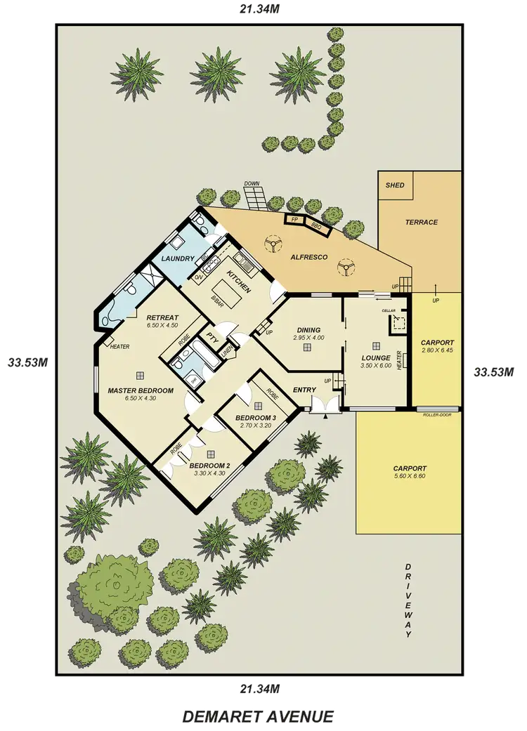 Floorplan of Homely house listing, 11 Demaret Avenue, Fairview Park SA 5126