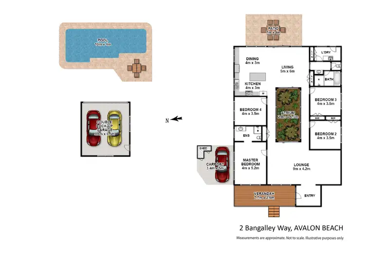 Floorplan of Homely house listing, 2 Bangalley Way, Avalon Beach NSW 2107