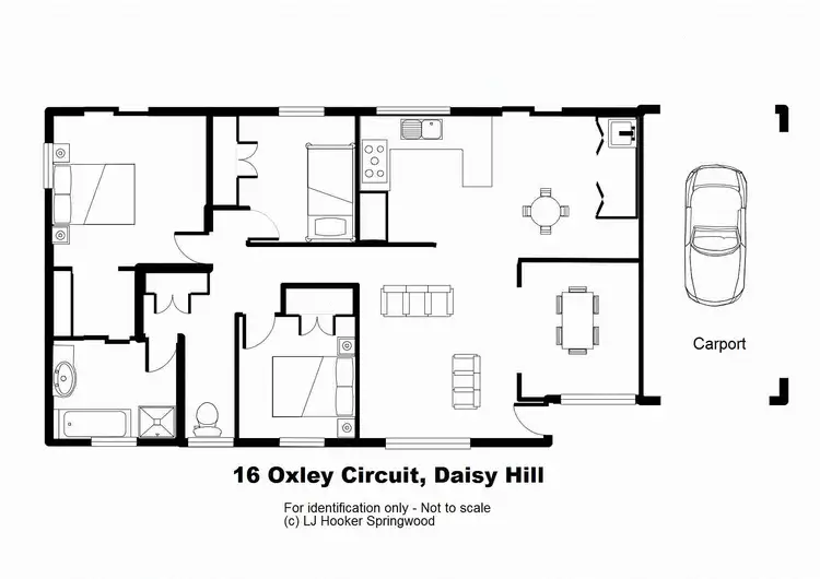 Floorplan of Homely house listing, 16 Oxley Circuit, Daisy Hill QLD 4127