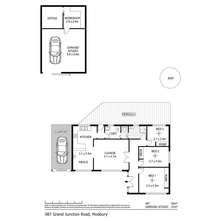 Floorplan of Homely house listing, 987 Grand Junction Road, Modbury SA 5092