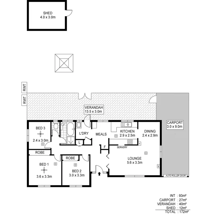 Floorplan of Homely house listing, 19 Chichester Court, Salisbury Heights SA 5109