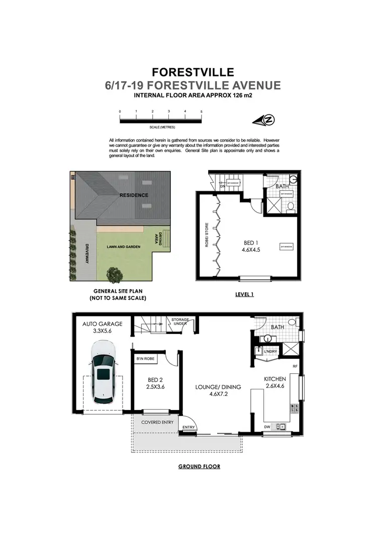 Floorplan of Homely villa listing, 6/17-19 Forestville Avenue, Forestville NSW 2087