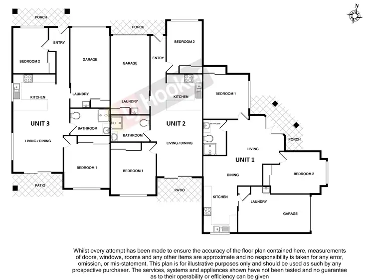 Floorplan of Homely semi-detached listing, 149 Jubilee Avenue, Forest Lake QLD 4078
