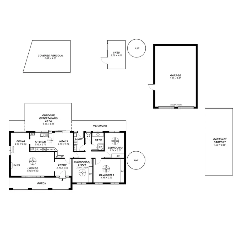 Floorplan of Homely house listing, 3 Fysh Court, Modbury Heights SA 5092