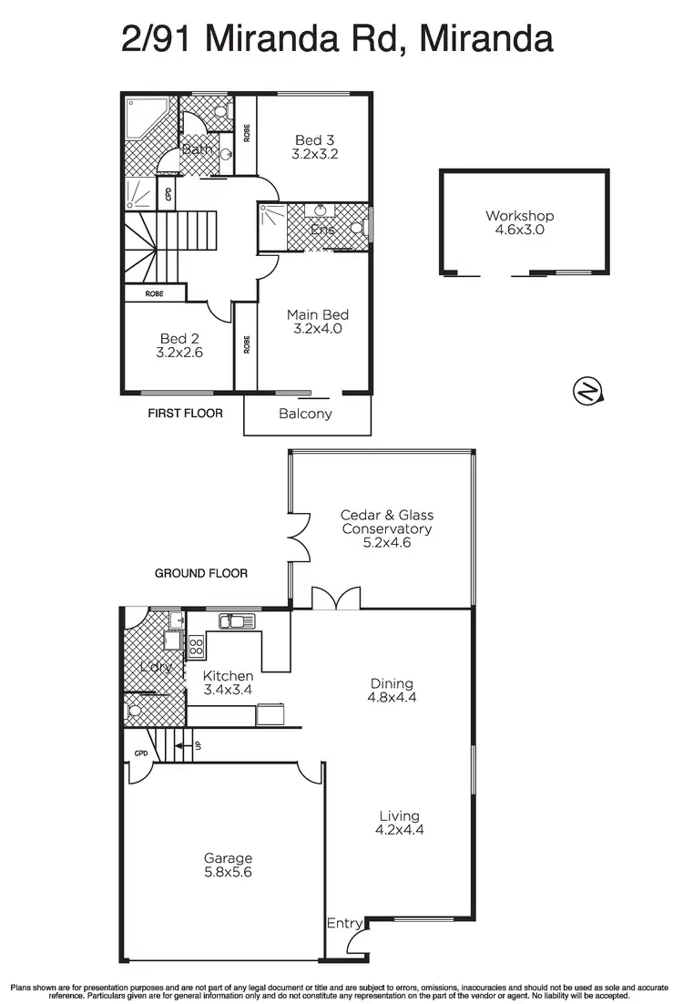Floorplan of Homely house listing, 2/91 Miranda Road, Miranda NSW 2228