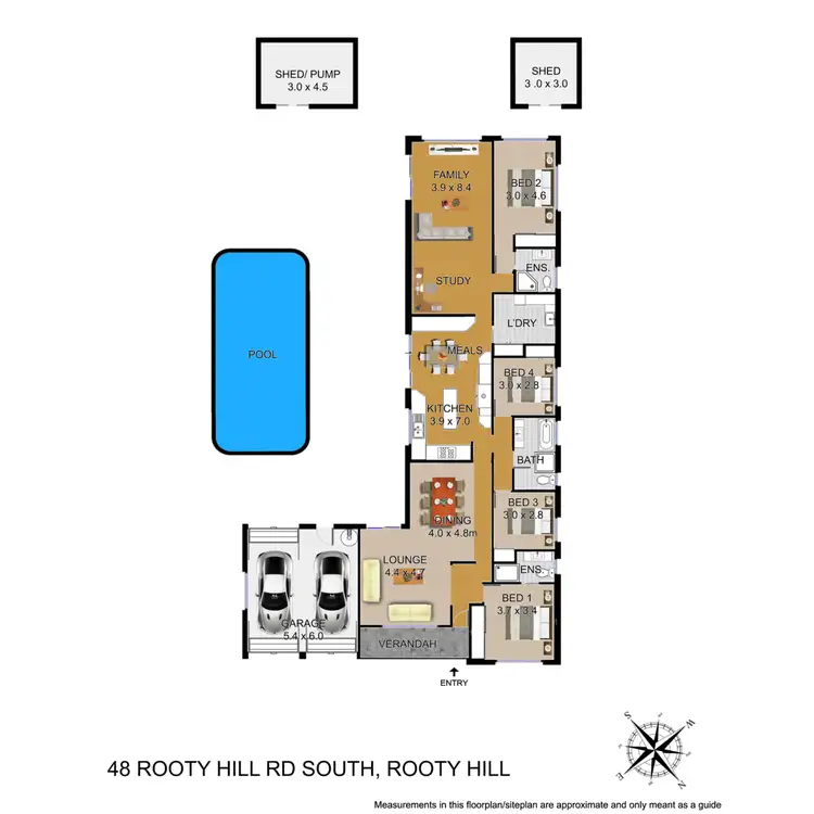 Floorplan of Homely house listing, 48 Rooty Hill Road South, Rooty Hill NSW 2766
