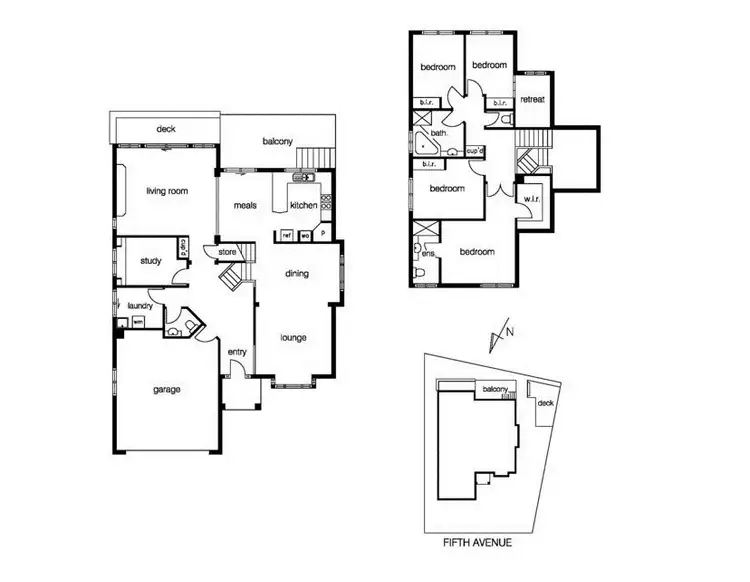 Floorplan of Homely house listing, 11 Fifth Avenue, Sanctuary Lakes VIC 3030