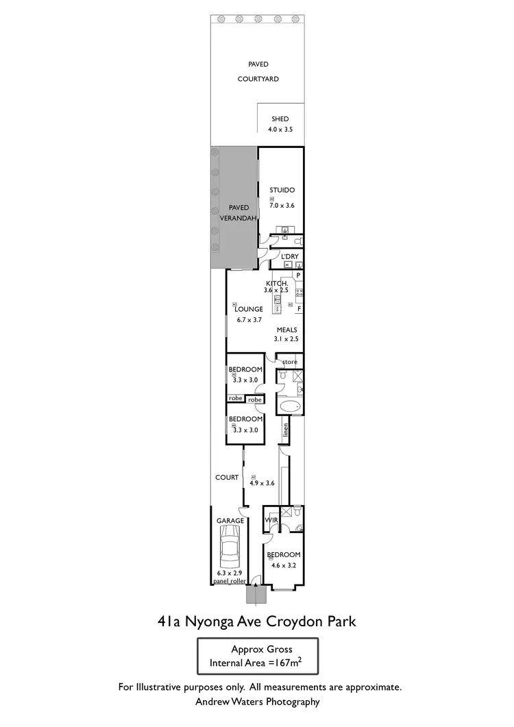 Floorplan of Homely house listing, 41a Nyonga Avenue, Croydon Park SA 5008