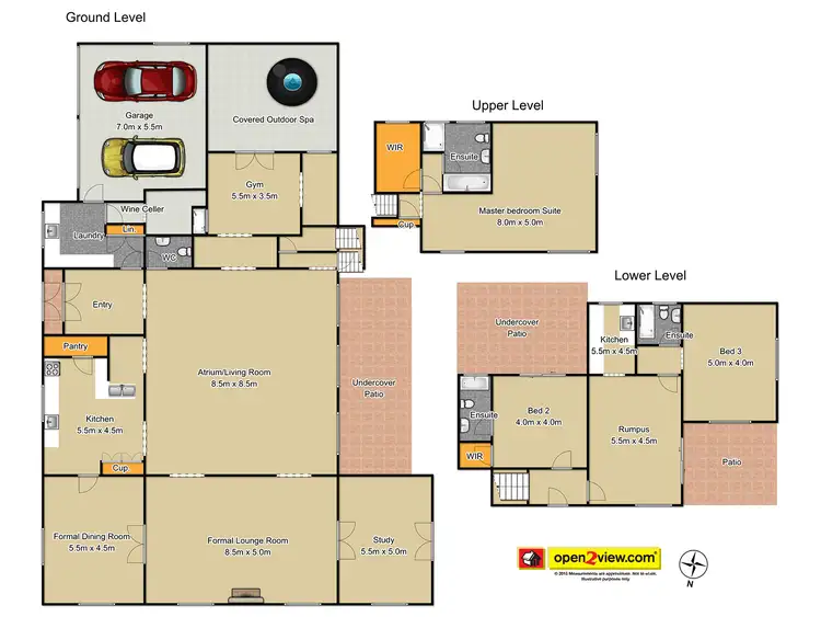 Floorplan of Homely house listing, 99-101 Greenbank Drive, Glenhaven NSW 2156