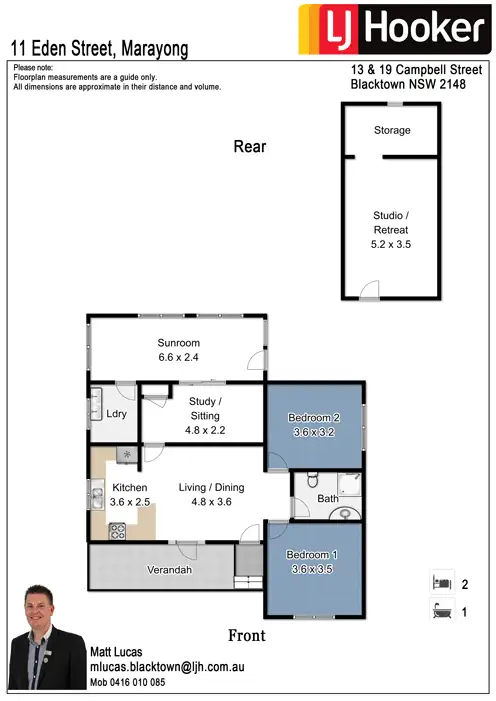 Floorplan of Homely house listing, 11 Eden Street, Marayong NSW 2148