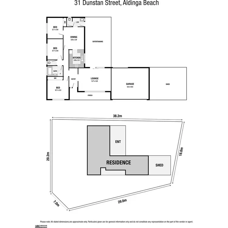 Floorplan of Homely house listing, 31 Dunstan Street, Aldinga Beach SA 5173