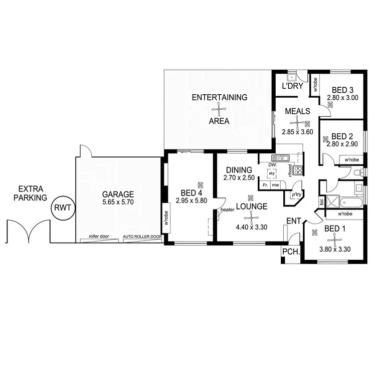 Floorplan of Homely house listing, 16 Victoria Avenue, Woodcroft SA 5162