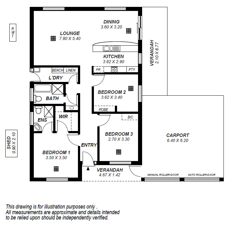 Floorplan of Homely house listing, 24A Denmead Avenue, Campbelltown SA 5074