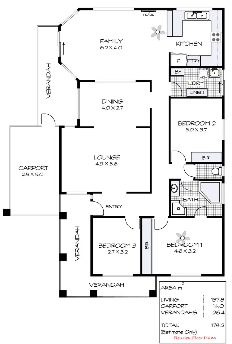 Floorplan of Homely house listing, 4 Connell Street, Victor Harbor SA 5211