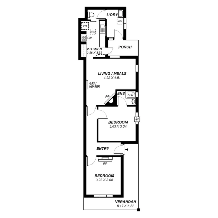 Floorplan of Homely house listing, 13 St Anns Place, Parkside SA 5063