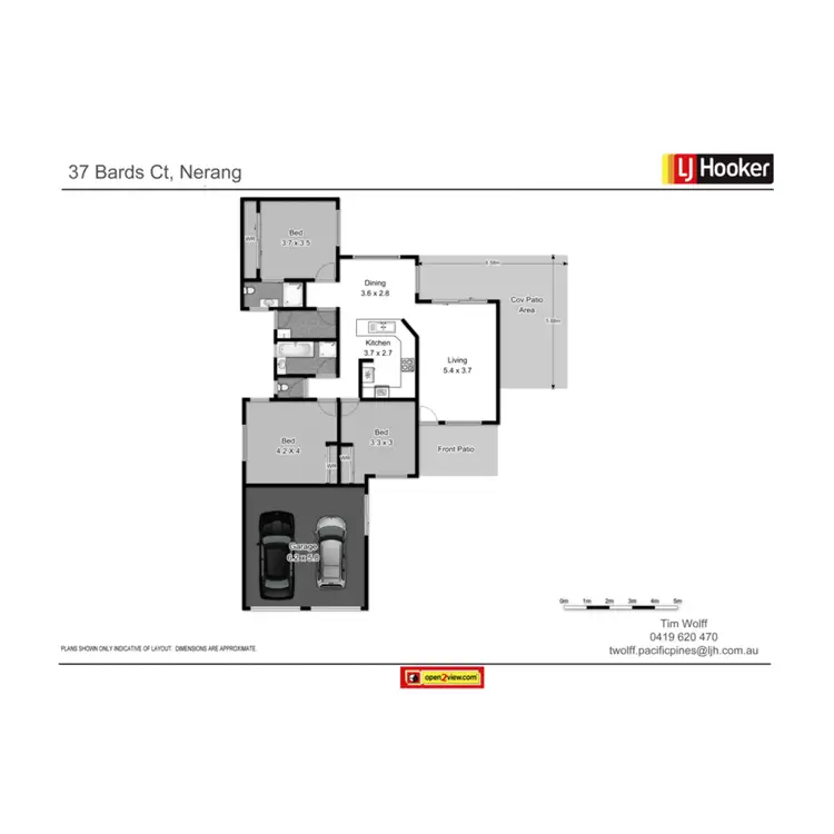Floorplan of Homely house listing, 37 Bards Court, Nerang QLD 4211