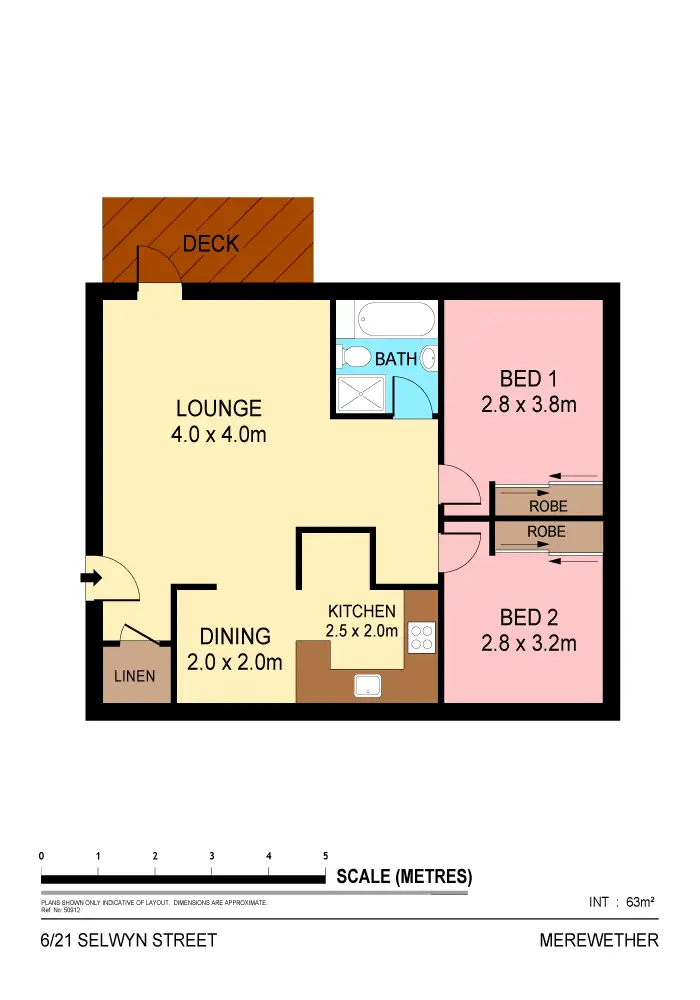 Floorplan of Homely unit listing, 6/21 Selwyn Street, Merewether NSW 2291