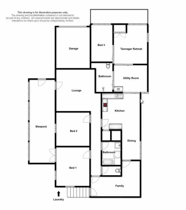 Floorplan of Homely house listing, 39 Esyth Street, Girards Hill NSW 2480