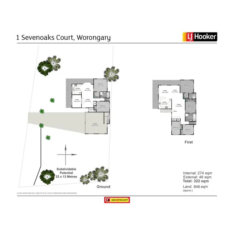 Floorplan of Homely house listing, 1 Sevenoaks Court, Worongary QLD 4213