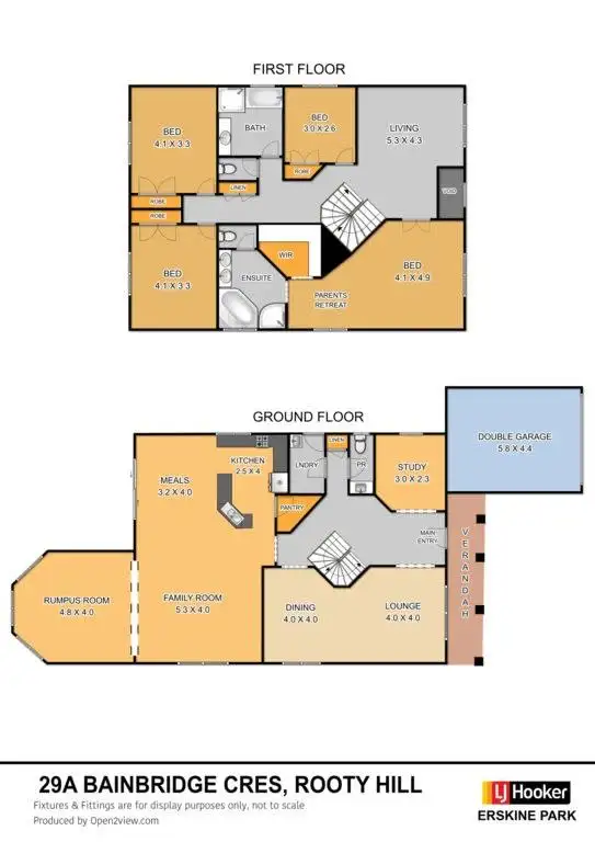Floorplan of Homely house listing, 29A Bainbridge Crescent, Rooty Hill NSW 2766