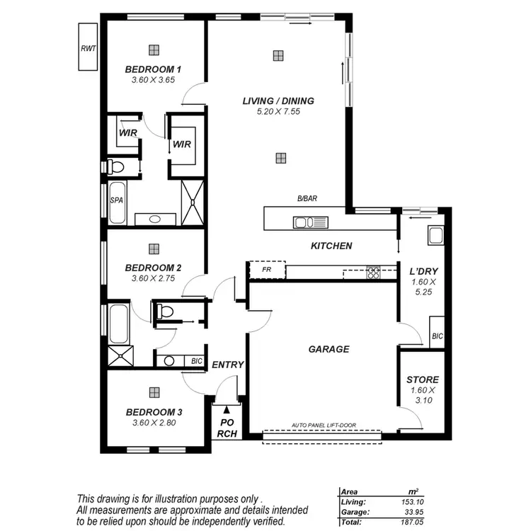 Floorplan of Homely house listing, 58 Muller Road, Greenacres SA 5086
