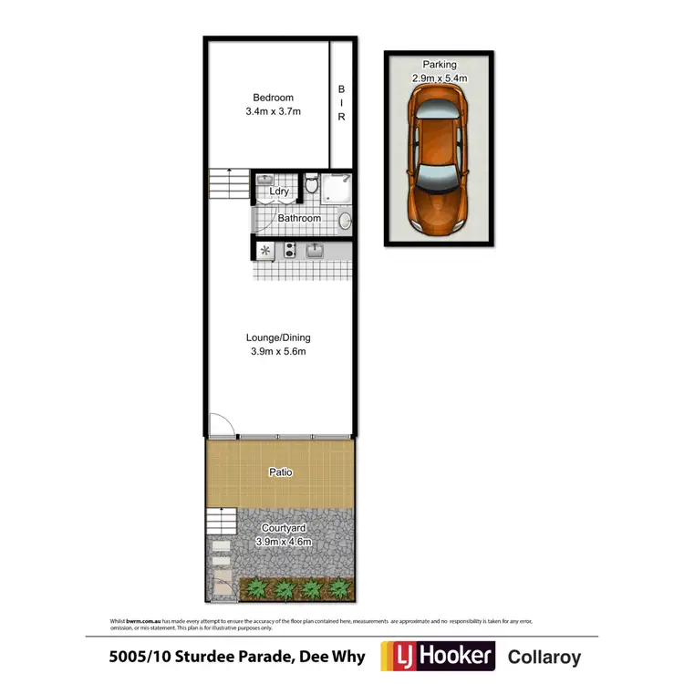 Floorplan of Homely apartment listing, 5005/10 Sturdee Parade, Dee Why NSW 2099