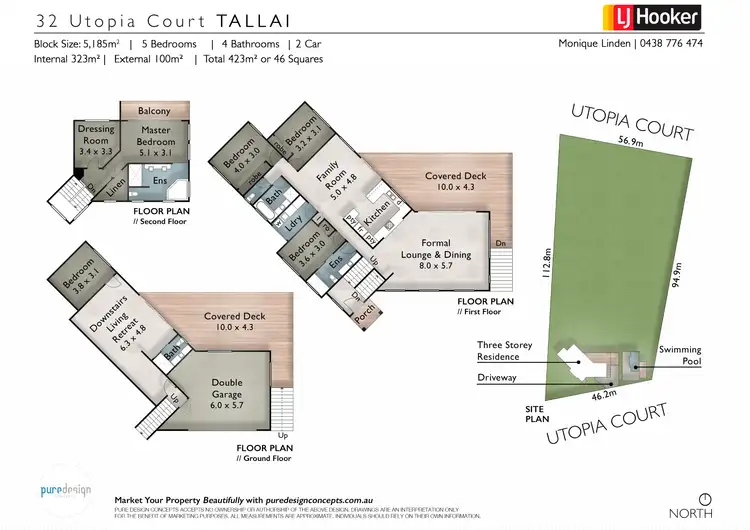 Floorplan of Homely house listing, 32 Utopia Court, Tallai QLD 4213