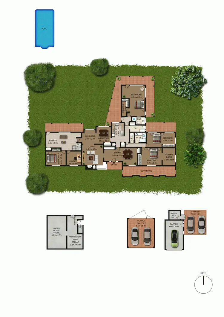 Floorplan of Homely house listing, 51 Empire Circuit, Forrest ACT 2603