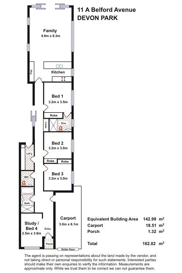 Floorplan of Homely house listing, 11A Belford Avenue, Devon Park SA 5008