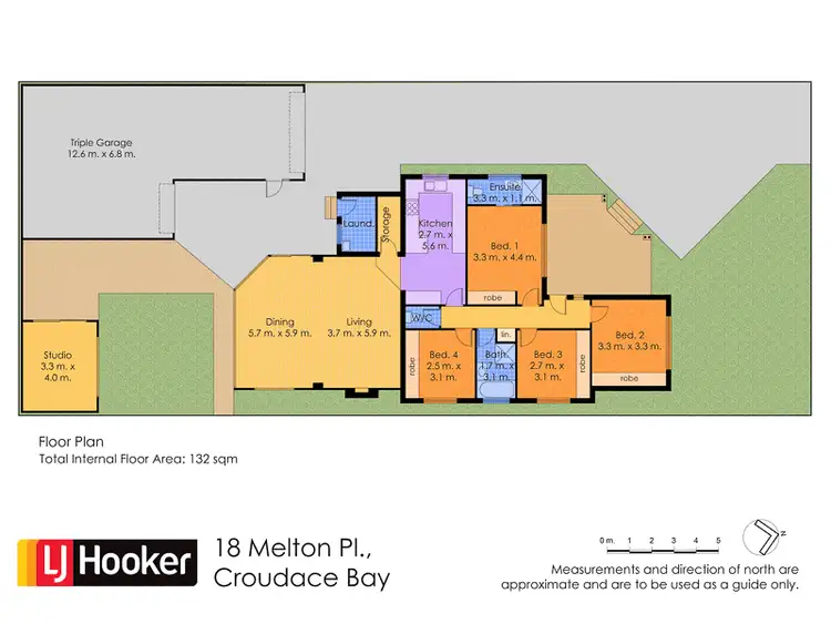 Floorplan of Homely house listing, 18 Melton Place, Croudace Bay NSW 2280