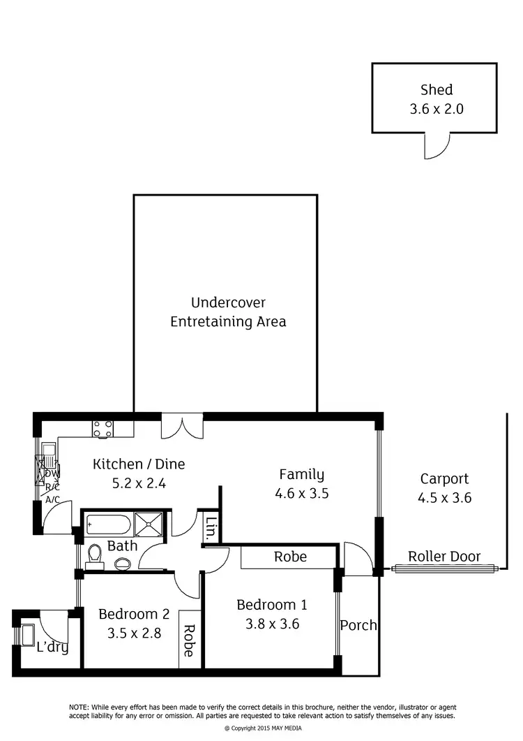 Floorplan of Homely unit listing, 6/8-10 Simpson Street, Woodville South SA 5011