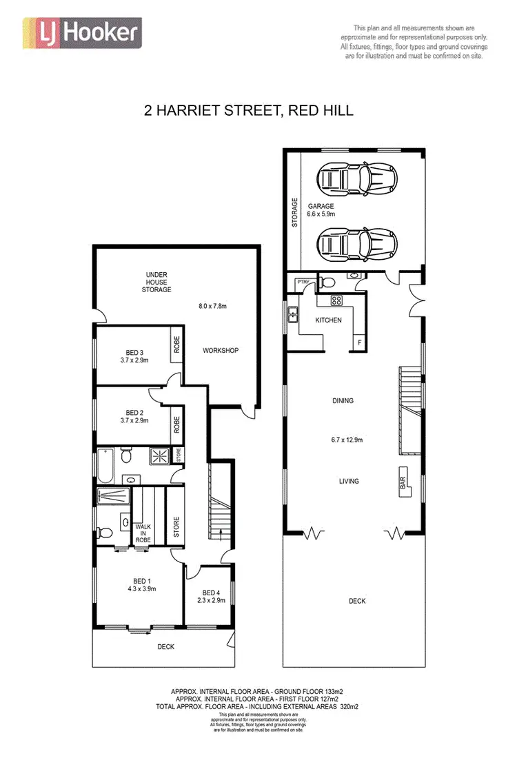 Floorplan of Homely house listing, 2 Harriet Street, Red Hill QLD 4059