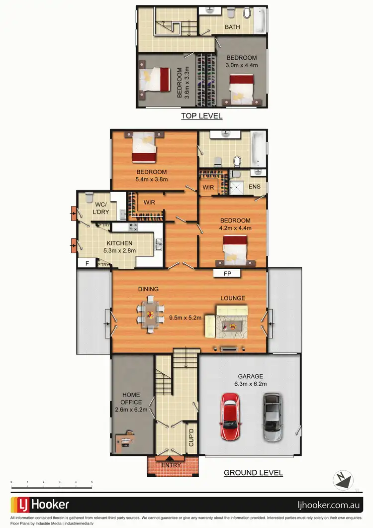 Floorplan of Homely house listing, 1 Wirrega Place, Franklin ACT 2911