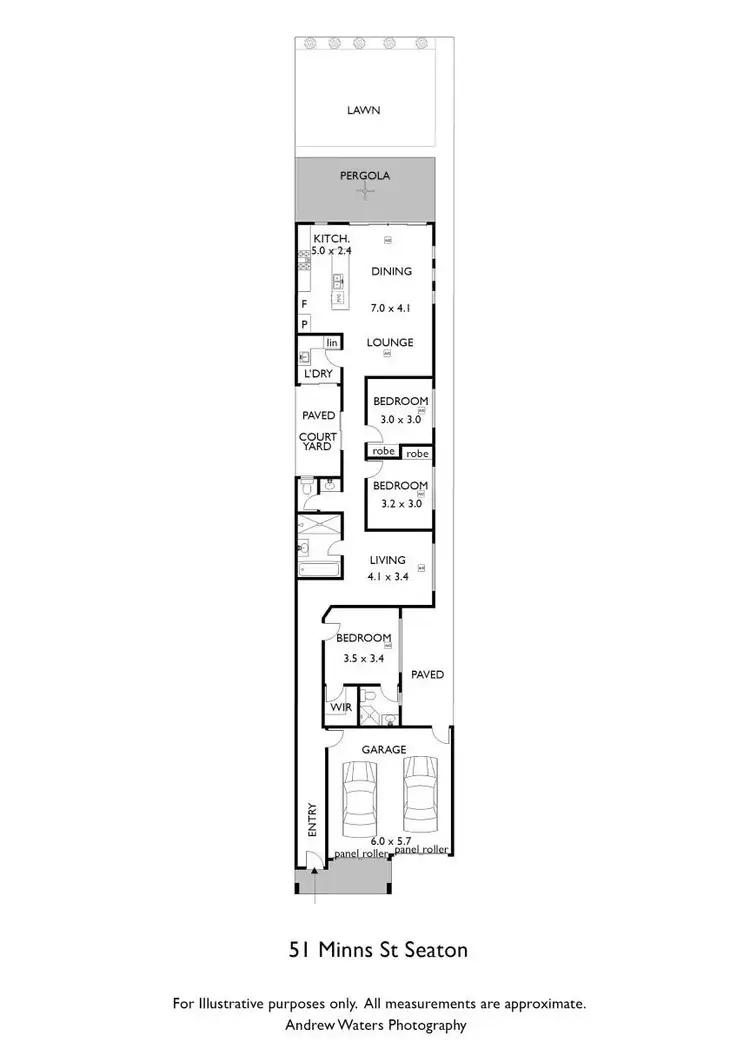 Floorplan of Homely house listing, 51A Minns Street, Seaton SA 5023