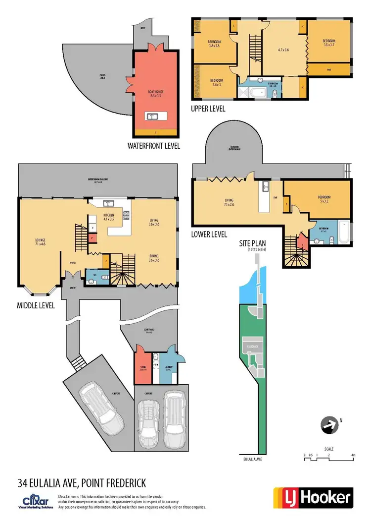 Floorplan of Homely house listing, 34 Eulalia Avenue, Point Frederick NSW 2250