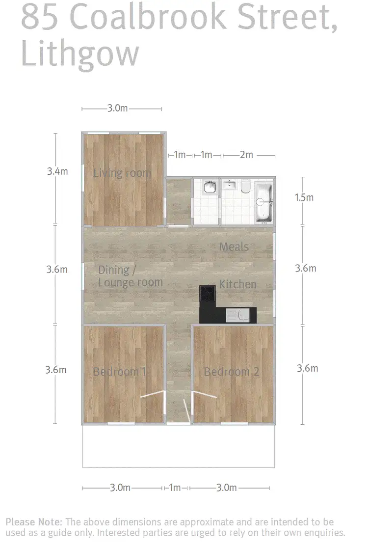 Floorplan of Homely house listing, 85 Coalbrook Street, Lithgow NSW 2790