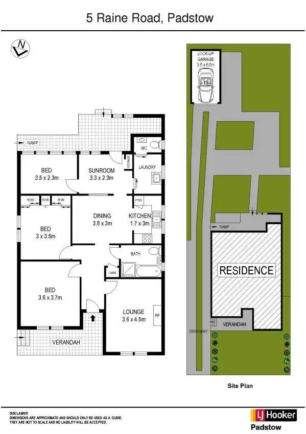 Floorplan of Homely house listing, 5 Raine Road, Padstow NSW 2211