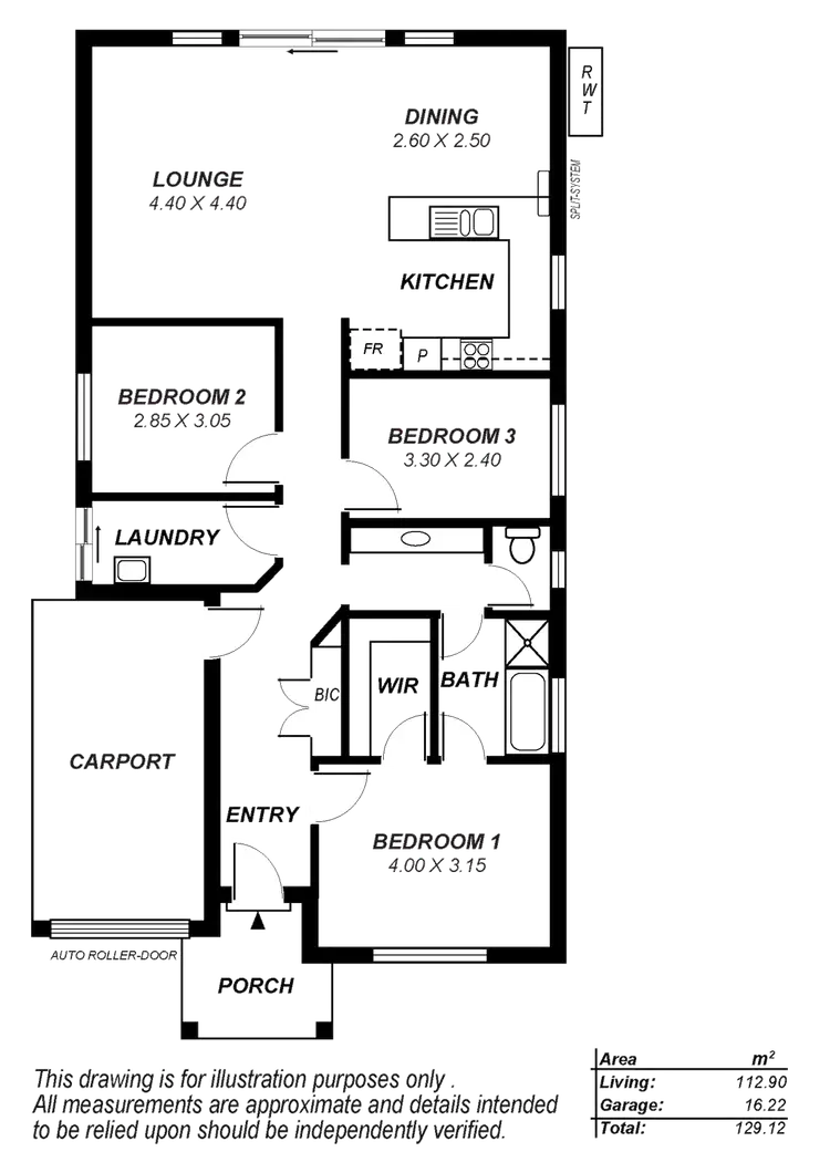 Floorplan of Homely house listing, 28 Lakeland Road, Munno Para West SA 5115