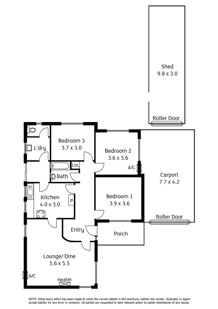 Floorplan of Homely house listing, 545 Torrens Road, Woodville SA 5011