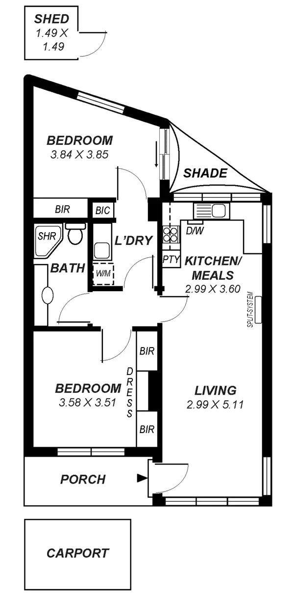 Floorplan of Homely unit listing, 4/24 Ashbrook Avenue, Payneham SA 5070