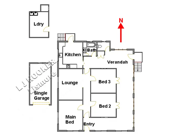Floorplan of Homely house listing, 42 Adams Street, Coraki NSW 2471