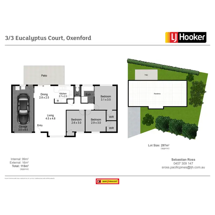 Floorplan of Homely house listing, 3/3 Eucalyptus Court, Oxenford QLD 4210
