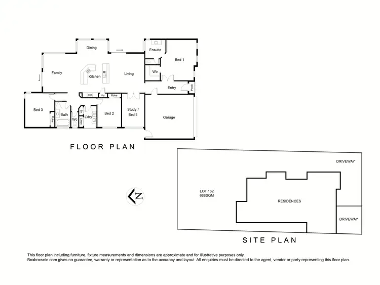 Floorplan of Homely house listing, 37 Frances Browne Way, Tarneit VIC 3029