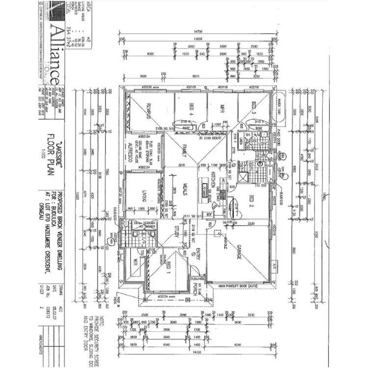 Floorplan of Homely house listing, 36 Hazelmere Crescent, Ormeau QLD 4208
