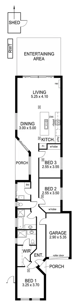 Floorplan of Homely house listing, 7 Daisy Avenue, Mitchell Park SA 5043