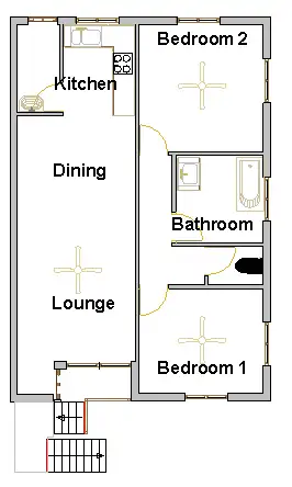 Floorplan of Homely semi-detached listing, 1/71 Mountain View Drive, Goonellabah NSW 2480