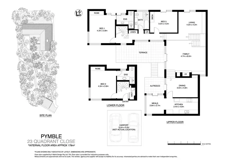 Floorplan of Homely house listing, 23 Quadrant Close, Pymble NSW 2073