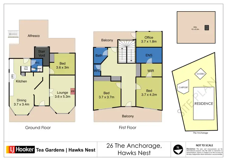 Floorplan of Homely house listing, 26 The Anchorage, Hawks Nest NSW 2324