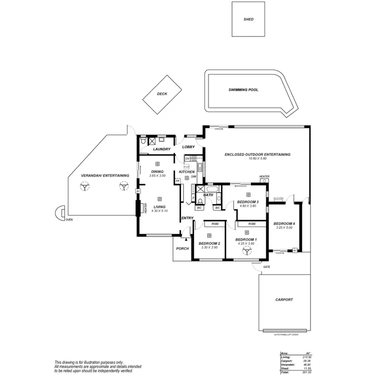 Floorplan of Homely house listing, 4 Ian Street, Broadview SA 5083