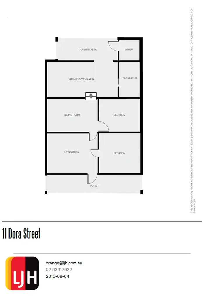 Floorplan of Homely house listing, 11 Dora Street, Orange NSW 2800